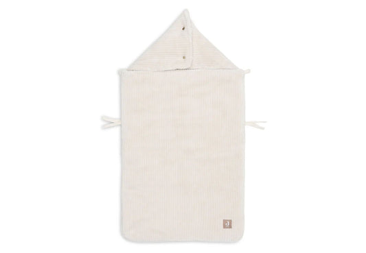 Voetenzak Autostoel Jollein Cloudy Rib Oatmeal