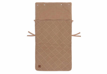Voetenzak Jollein Autostoel Check Knit Biscuit