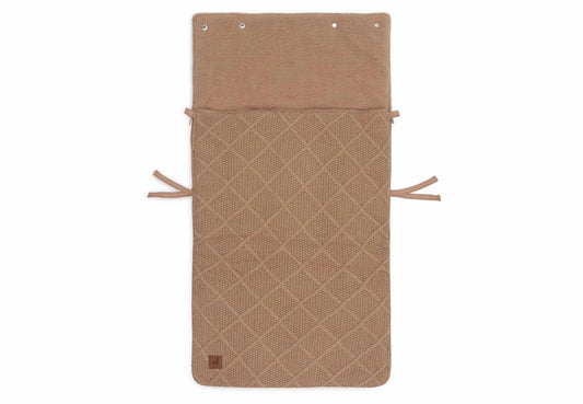 Voetenzak Jollein Autostoel Check Knit Biscuit