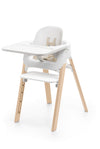 Kinderstoel Stokke Steps White/Natural