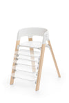 Kinderstoel Stokke Steps White/Natural
