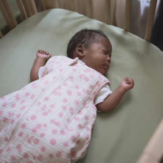 Mini Hoeslaken Stokke® Nighti™ Sage Green