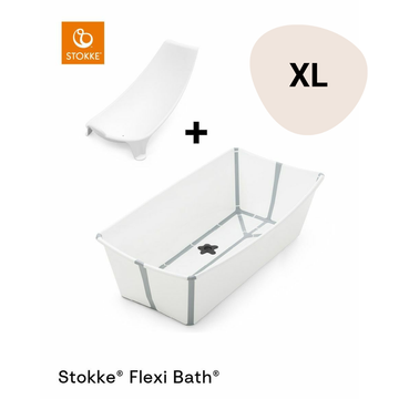Bad Opvouwbaar Stokke® Flexi Bath® XL Bundle White