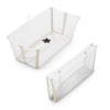 Badset Stokke® Flexi Bath® Bundle Transparent Sandy Beige