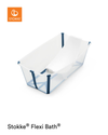 Badset Stokke® Flexi Bath® Bundle Transparent Sandy Beige