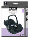Stoelbeschermer Dooky Seat Cover 0+ Zwart