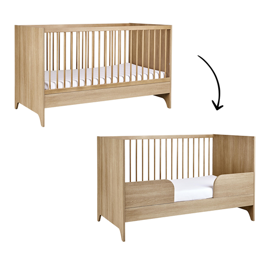 Meegroei Ledikant Quax Tsughi Honey Ash 70x140