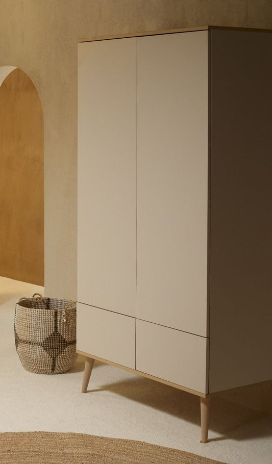 Kast Quax Flow Clay & Oak 2-deurs