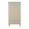 Kast Quax Flow Clay & Oak 2-deurs