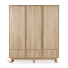 Kast Quax Kyo Honey Ash 3-deurs