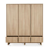 Kast Quax Kyo Honey Ash 3-deurs