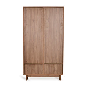 Kast Quax Kyo Walnut 2-deurs