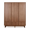 Kast Quax Kyo Walnut 3-deurs