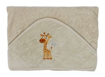 Badcape Petit Villain Giraffe Hi Zand