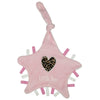 Knuffeldoekje Petit Villain Little Diva Roze/Wit