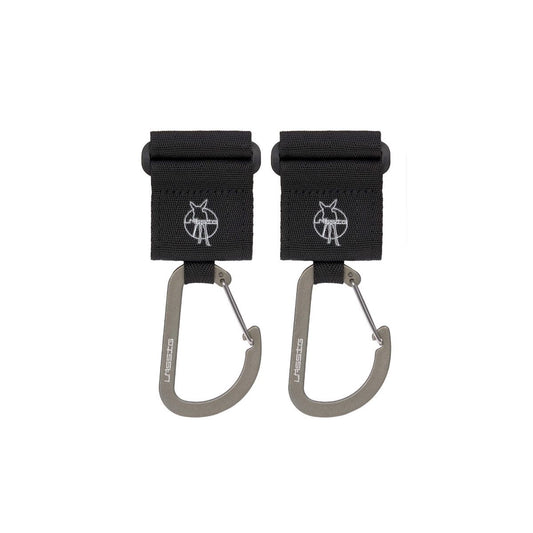 Lassig Tassenhaak Black Carabiner 2st.
