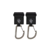Lassig Tassenhaak Black Carabiner 2st.