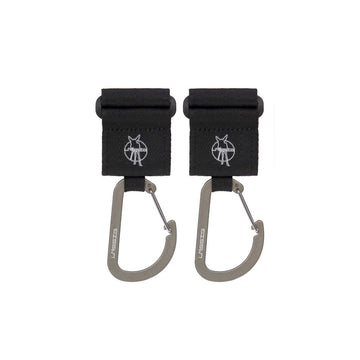 Lassig Tassenhaak Black Carabiner 2st.