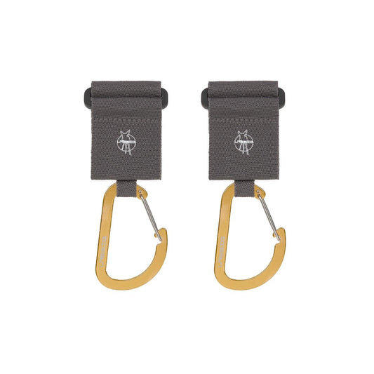 Lassig Tassenhaak Anthracite 2st.