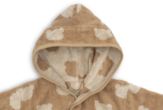 Badjas Jollein Badstof Jacquard Teddy Bear 1-2jaar