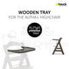 Eetblad Hauck Alpha Wooden Charcoal