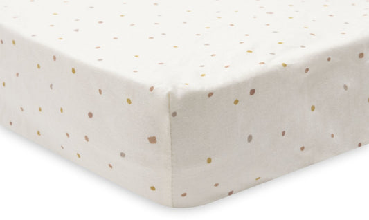 Hoeslaken Ledikant Jollein 60x120 Jersey Kangaroots Dusty Dot