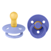 Fopspeen BIBS Latex Hush/Grape 2stk 0-6mnd