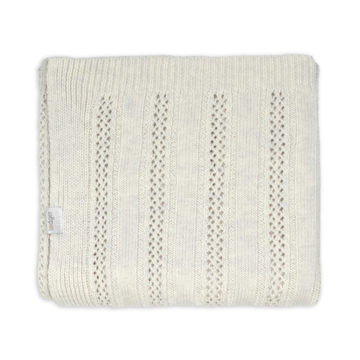 Deken Lodger Dreamer Pointelle Merino 80x100 Birch