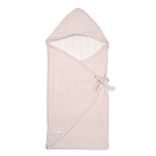 Wikkeldeken Lodger Wrapper Newborn Pointelle Powder