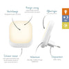 Nachtlampje ZAZU Socket Light White