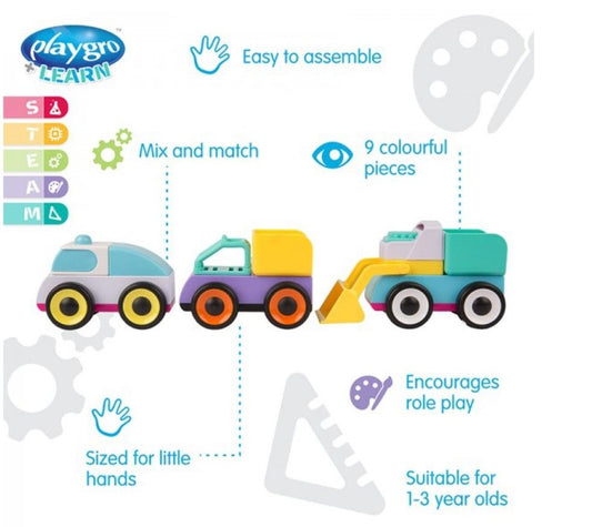 Bouw en Rij Voertuigen Playgro