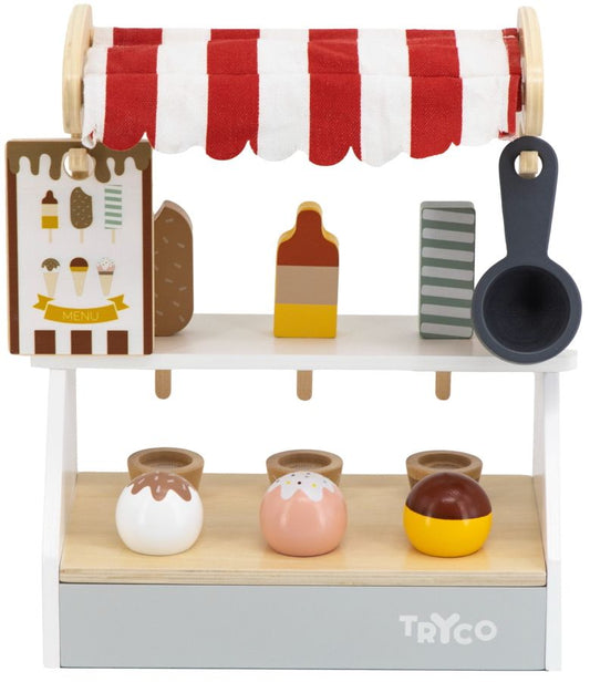 Houten Ijskraam Tryco Ice Cream Cart