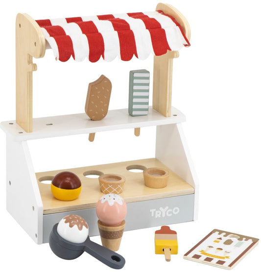 Houten Ijskraam Tryco Ice Cream Cart