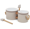 Houten Bongos Label Label Nougat