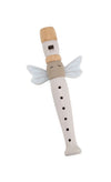 Houten Fluit Label Label Nougat