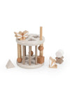 Houten Vormsorteerwiel Label Label Nougat