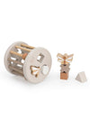 Houten Vormsorteerwiel Label Label Nougat