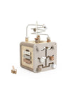 Houten Activiteitenkubus Label Label Nougat