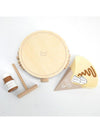 Crepe Maker Label Label Hout Nougat