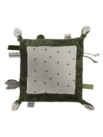 Knuffeldoekje Label Label Olive Dark Green