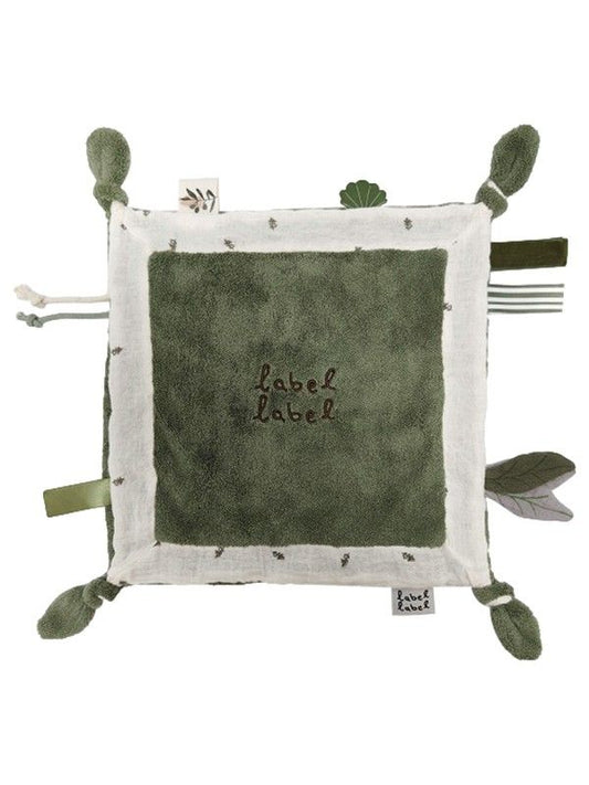 Knuffeldoekje Label Label Olive Dark Green