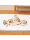 Theeservies Label Label Hout Nougat