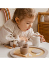 Theeservies Label Label Hout Nougat