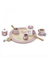 Theeservies Label Label Hout Pink