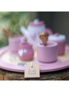 Theeservies Label Label Hout Pink