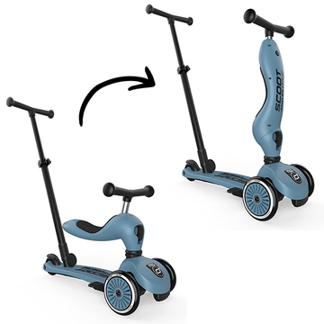 Step Scoot & Ride Highwaykick 1 Push & Go Steel