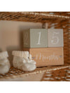 Blokken Label Label Mijlpaal Olive Green