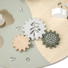 Activiteitentafel Label Label Olive Green