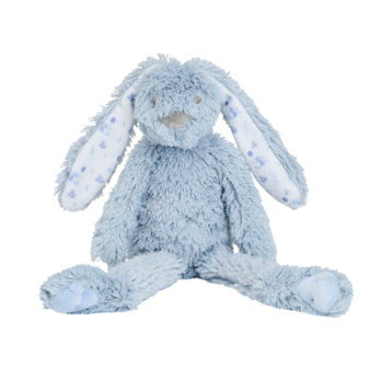 Knuffel Little Dutch Rabbit Richie Graphic Blue Tiny