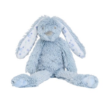 Knuffel Little Dutch Rabbit Richie Graphic Blue Tiny